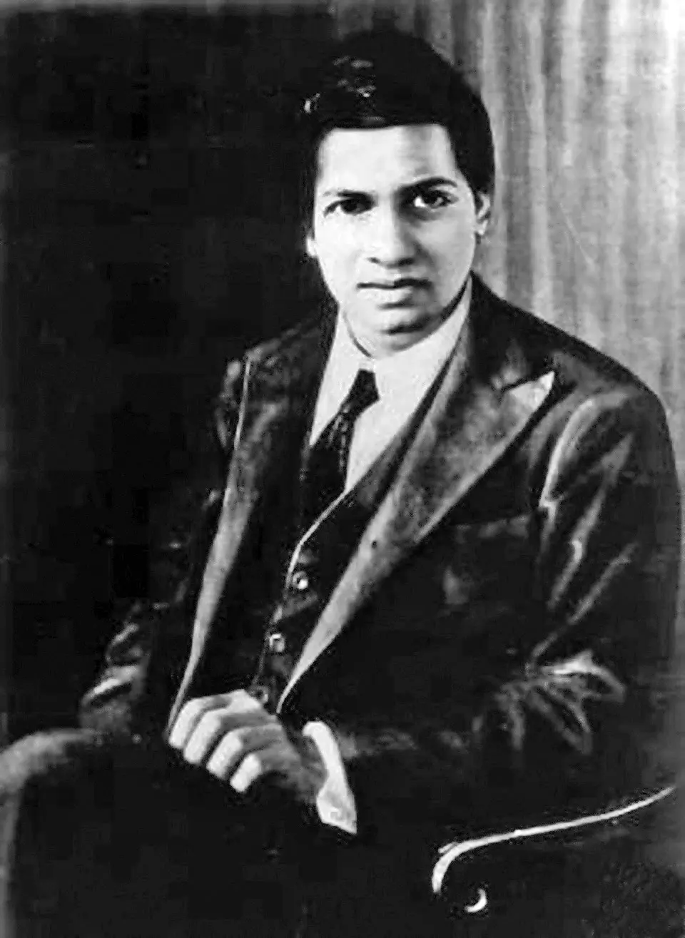 Portrait of Srinivasa Ramanujan