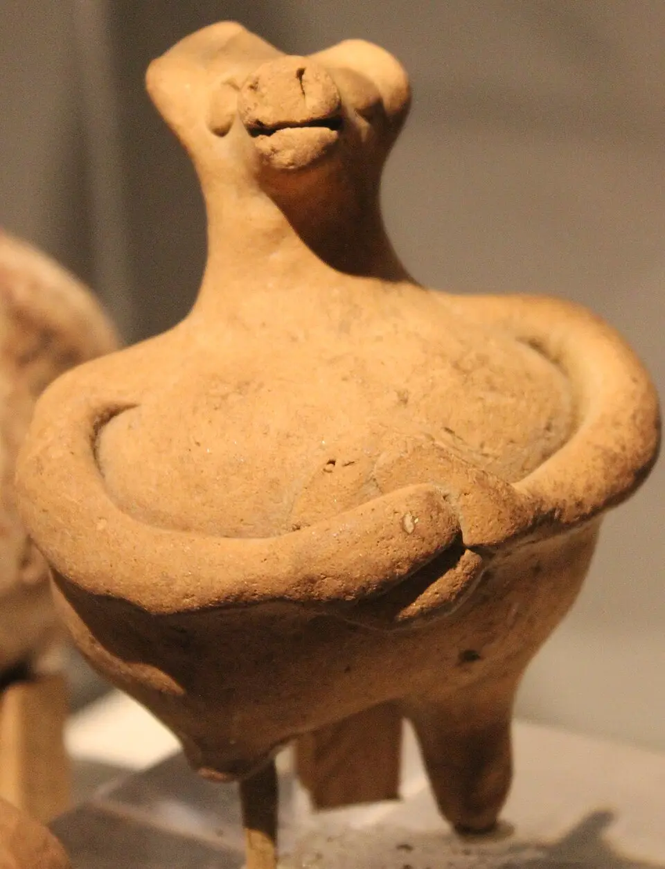 Harappan terracotta female figure known as a mother goddess