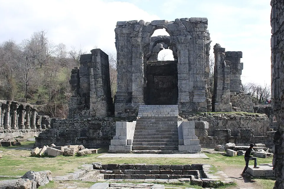 Martand Sun Temple: The ruins of the Sun Temple built by Lalitaditya Muktapida of the Karkota dynasty.