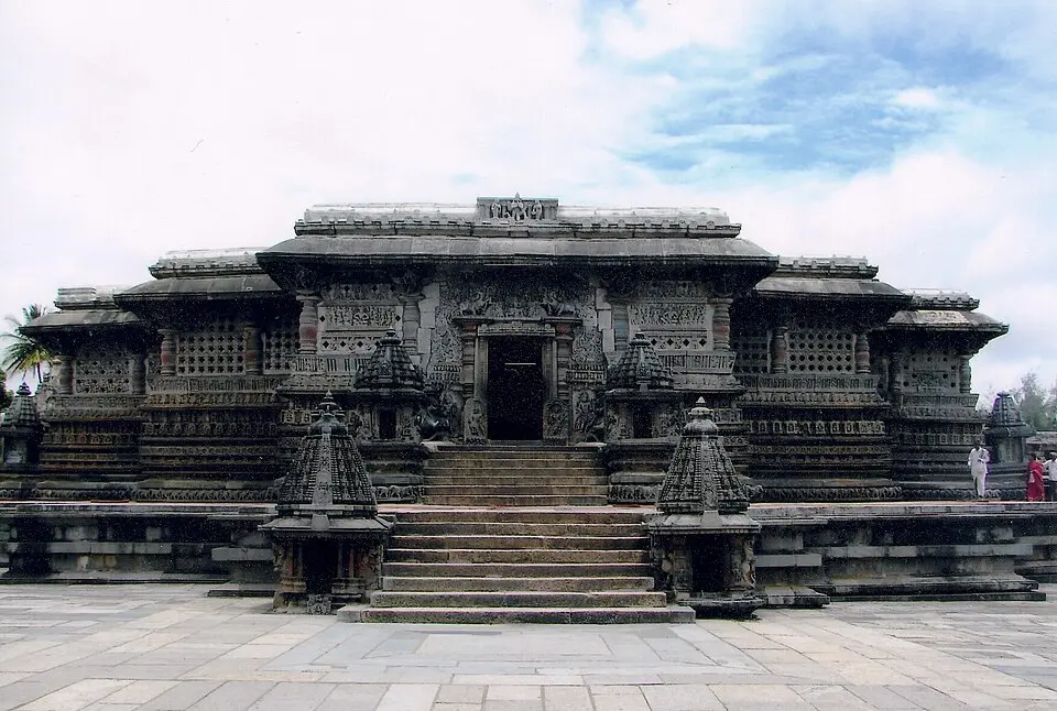 The Chennakeshava, Belur: Built after Vishnuvardhana's conversion to Vaishnavism under Ramanuja.