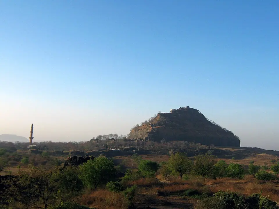 Daulatabad: Devagiri, renamed Daulatabad, where Muhammad bin Tughlaq moved the capital in 1327.