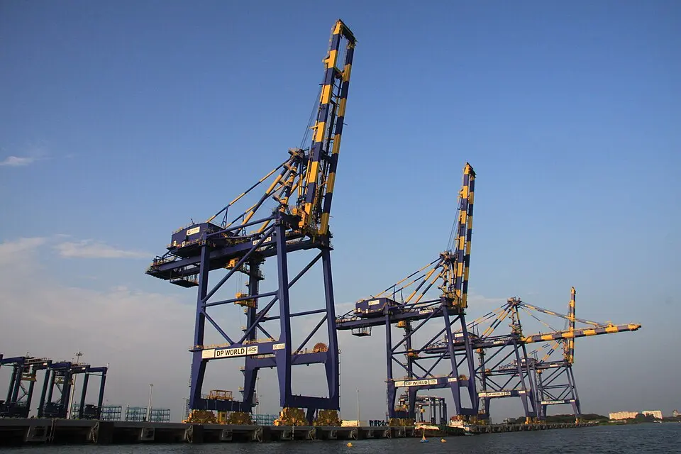 Container terminal at Vallarpadam, Kochi