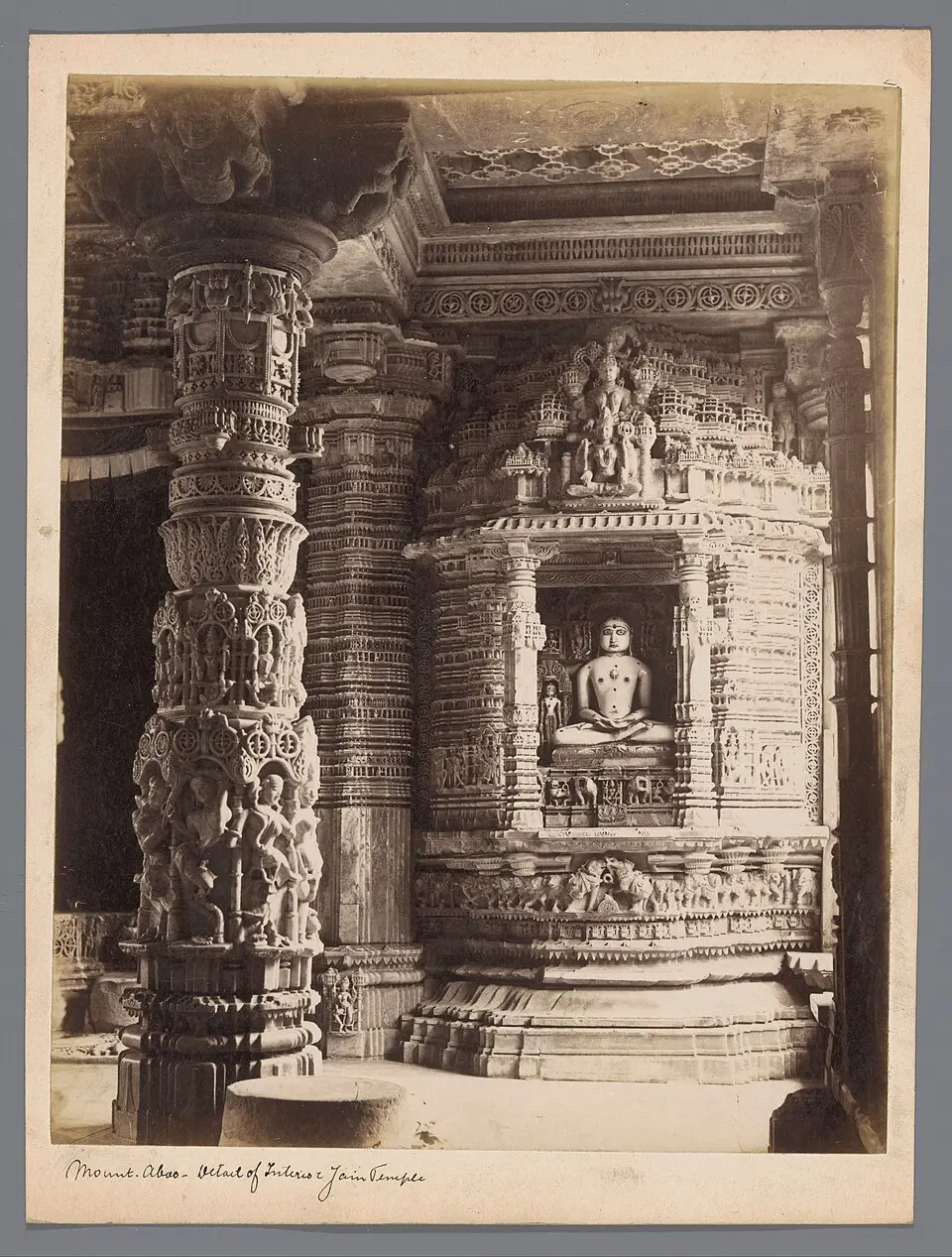 Inside the Vimala Vasahi, Dilwara: The finest marble Jain temples, of Solanki and Paramara patronage; the Vimala Vasahi of 1031 is the oldest.