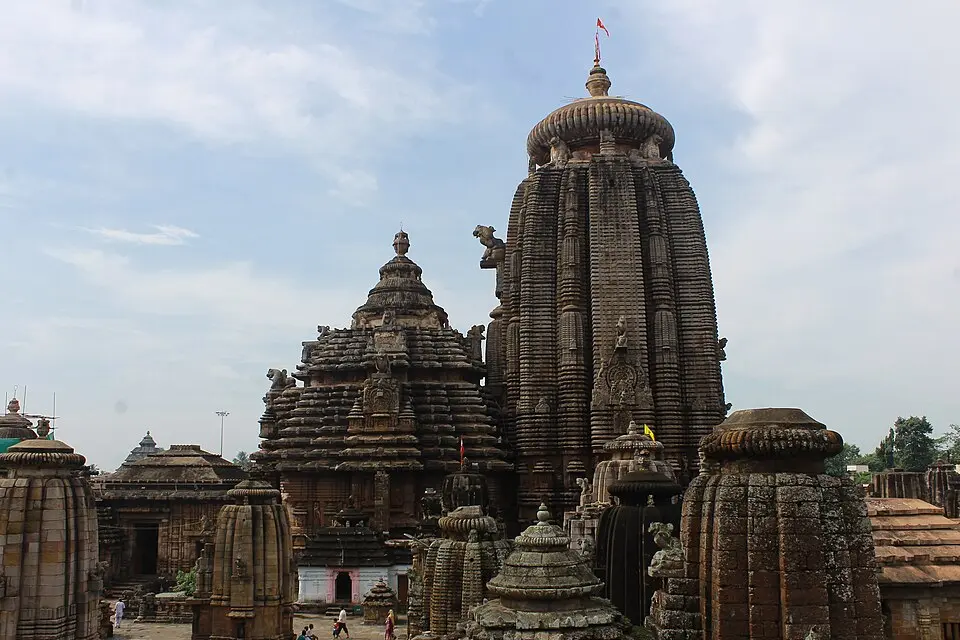The Lingaraja temple, Bhubaneswar: The defining example of the Odisha (Kalinga) Nagara style, dedicated to Tribhuvanesvara.
