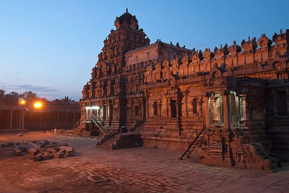 The Airavatesvara, Darasuram: Rajaraja II's temple, one of the Great Living Chola Temples.