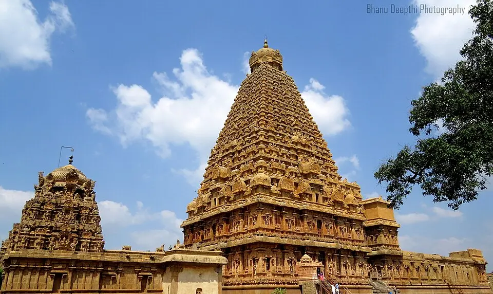 The vimana of the Brihadeeswara temple at Thanjavur