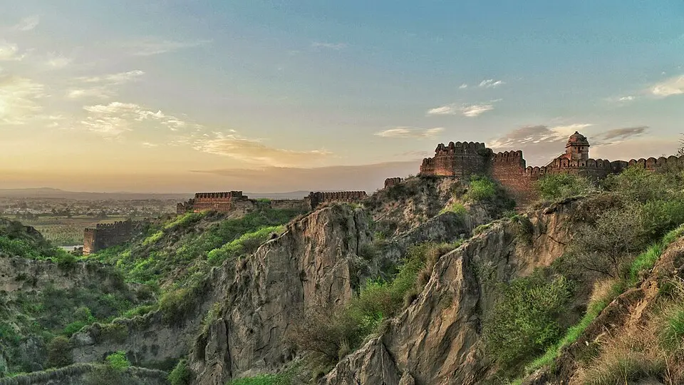Rohtas Fort: Sher Shah's fort in the Jhelum region, now in Pakistan, a UNESCO World Heritage Site.
