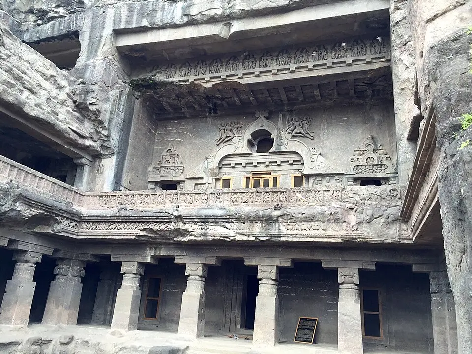 Ellora Cave 10, the Vishvakarma: The major Buddhist work at Ellora, where the site records Buddhist decline alongside Hindu ascendancy.