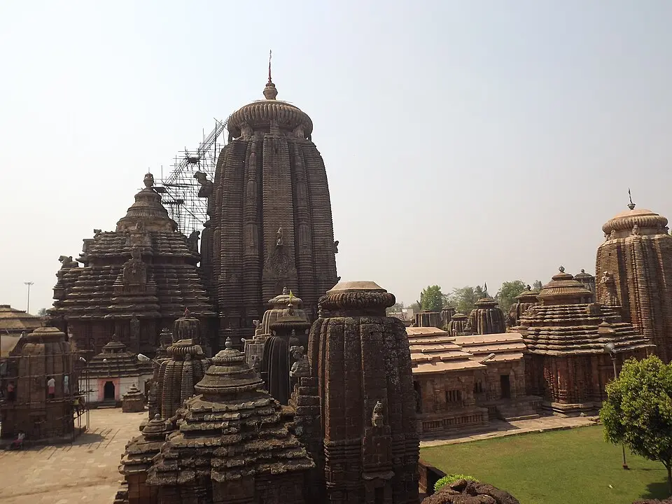 The Lingaraja temple at Bhubaneswar