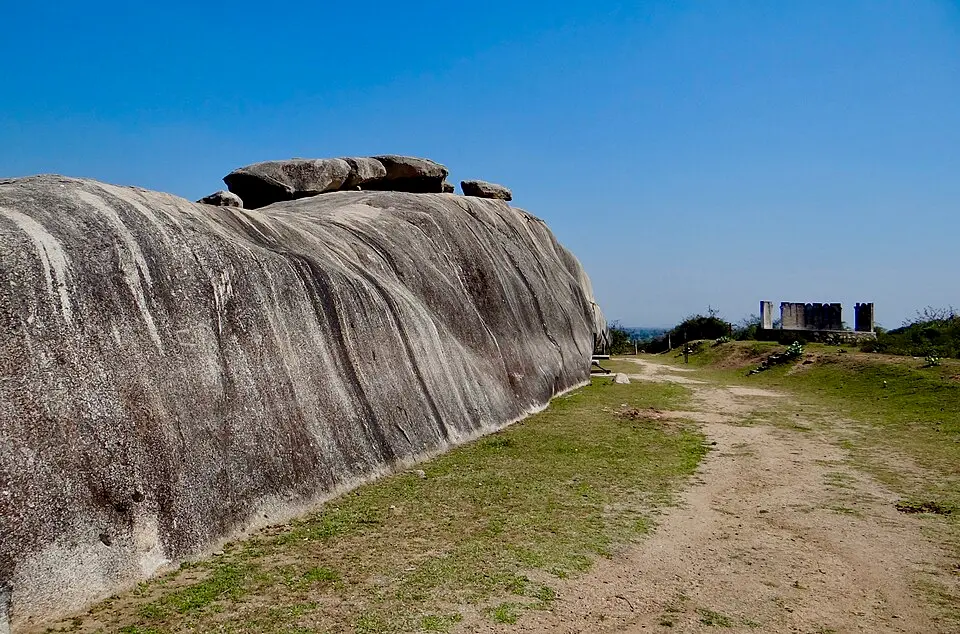The Lomas Rishi cave, Barabar: The Barabar caves were built by Ashoka for the Ajivikas, as well as for the Buddhists; the Lomas Rishi cave.