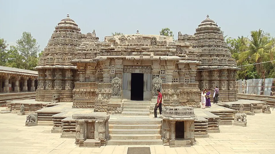 Chennakeshava temple at Somanathapura on its star shaped platform