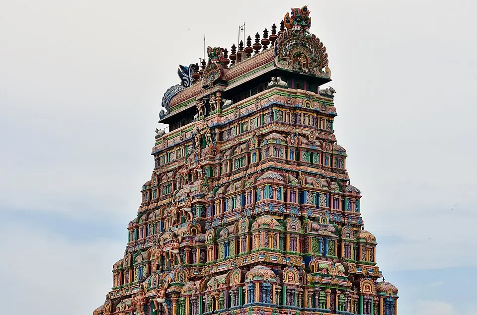 The Nataraja temple, Chidambaram: A great Shaiva temple of the Tamil country, where the Nayanmars' Bhakti took root.